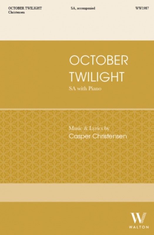 October Twilight Sa/Piano