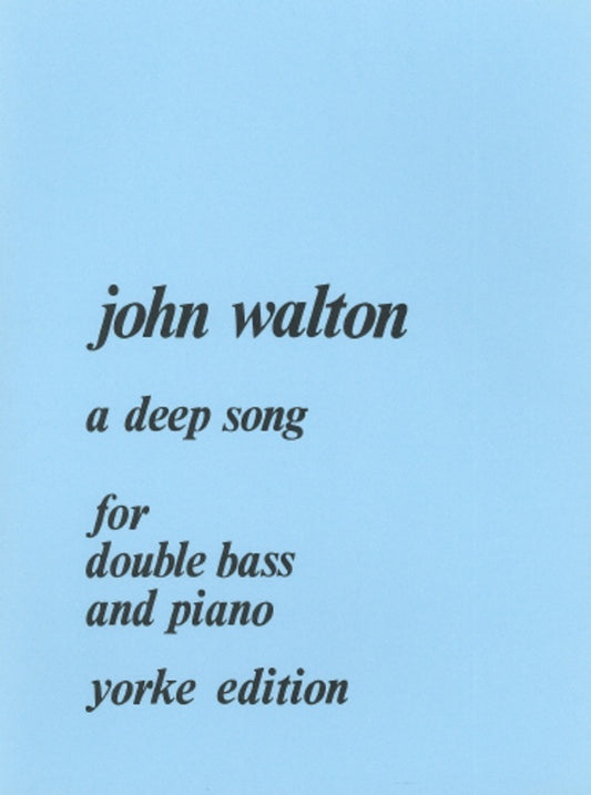 Walton - Deep Song For Double Bass/Piano