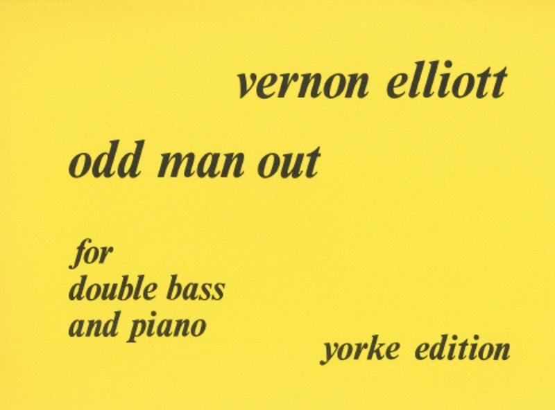 Elliott - Odd Man Out For Double Bass/Piano