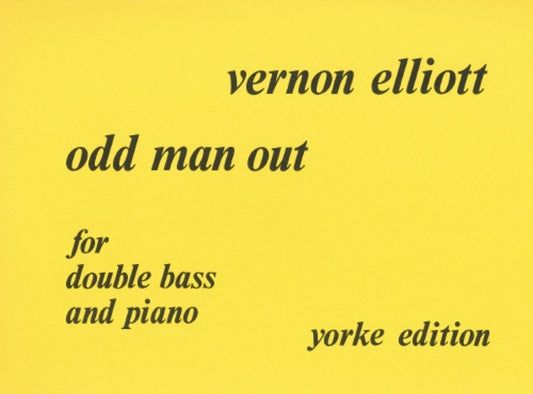 Elliott - Odd Man Out For Double Bass/Piano