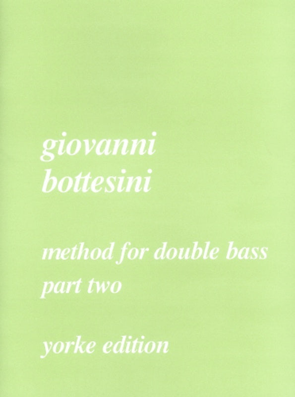 Bottesini - Method For Double Bass Part 2 Ed Slatford