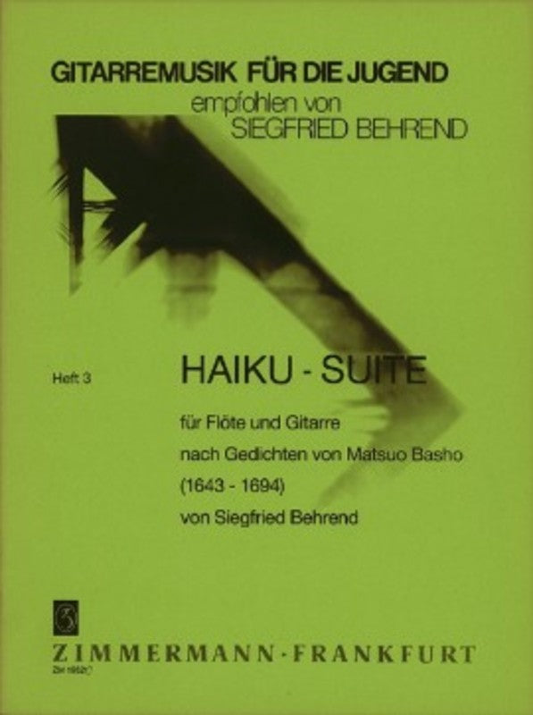 Behrend - Haiku Suite For Flute/Guitar – Music2u.com.au