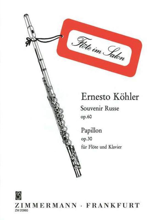 Souvenir Russian Op 60 & Papillon Op 30 Flute/Piano