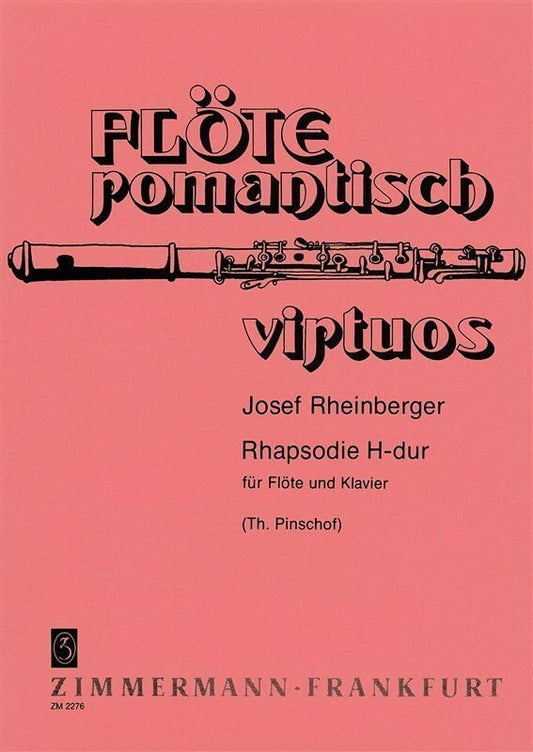 Rheinberger - Rhapsody B Major Flute/Piano