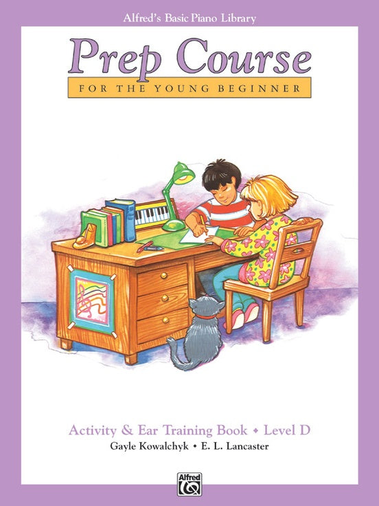 Alfred's Basic Piano Prep Course - Activity & Ear Training Level D Book