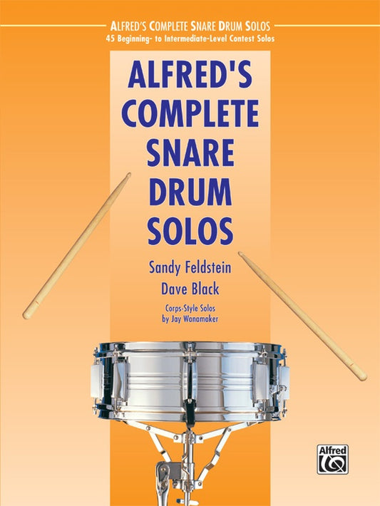 Alfred's Complete Snare Drum Solos Book