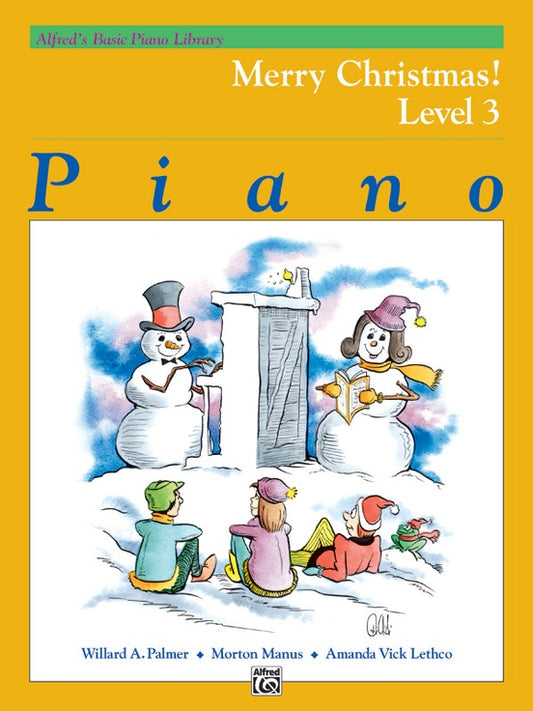 Alfred's Basic Piano Library - Merry Christmas Book Level 3