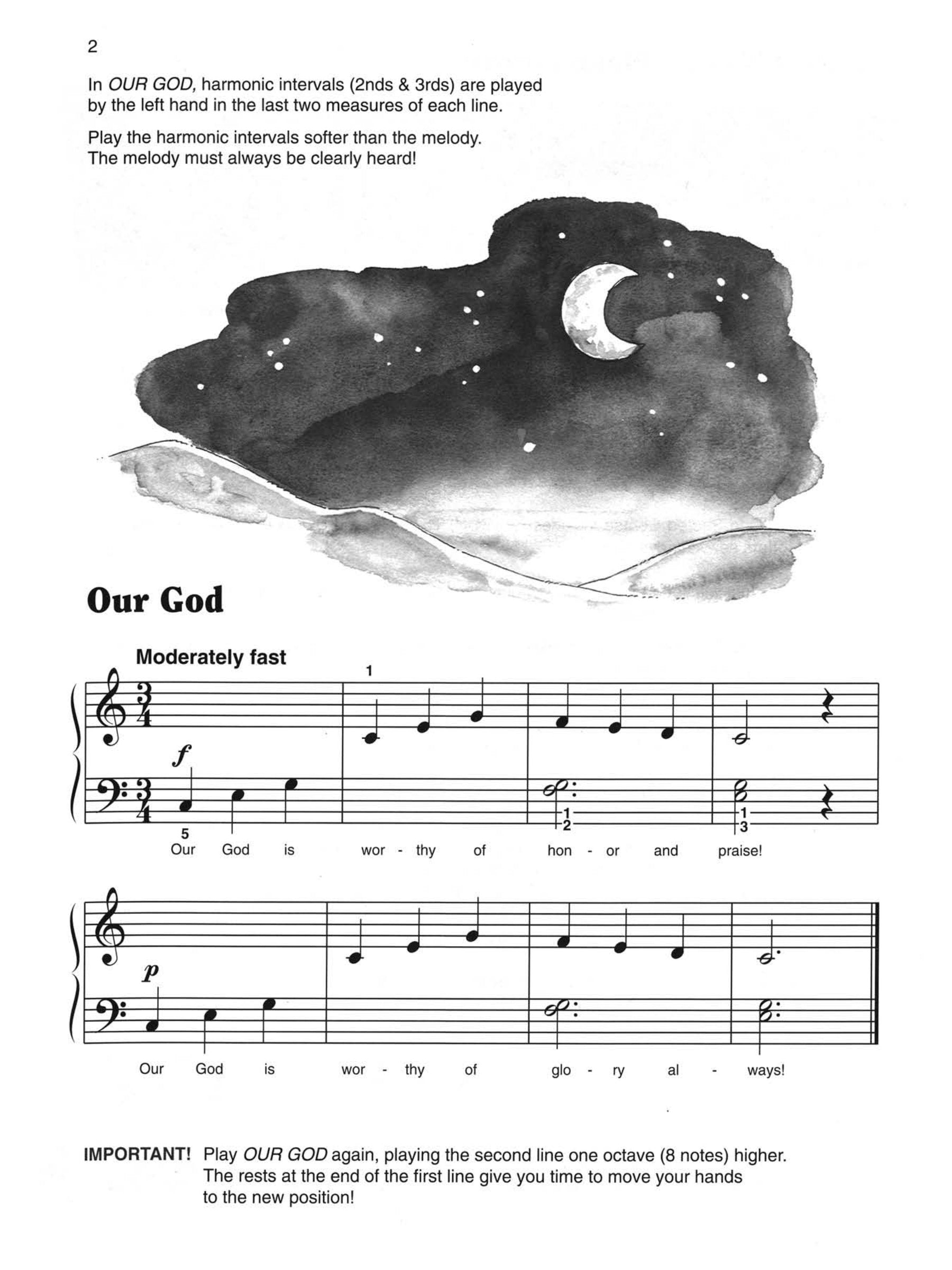 Alfred's Basic Piano Library - All-in-One Sacred Course Book 2
