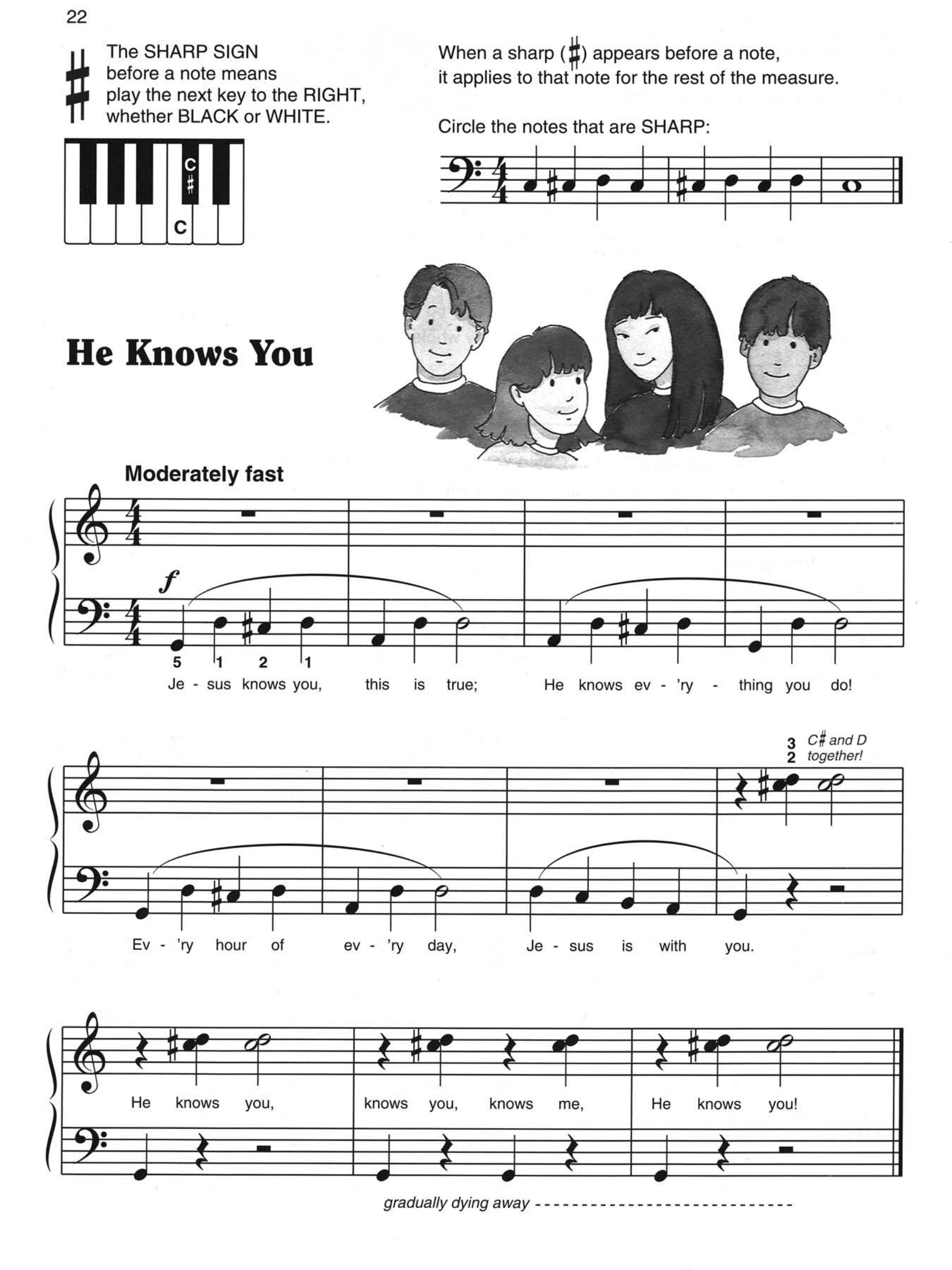 Alfred's Basic Piano Library - All-in-One Sacred Course Book 2