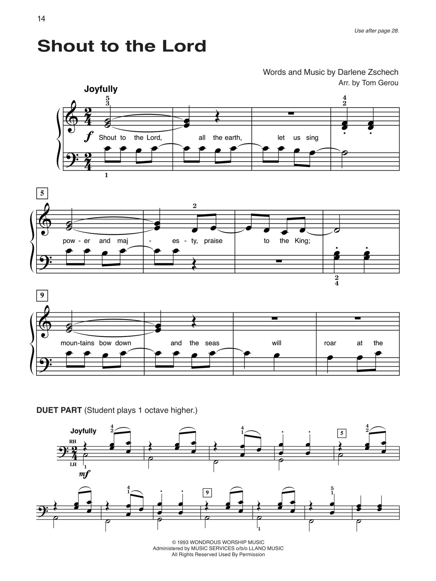 Alfred's Basic Piano Library - Praise Hits Level 1B Book