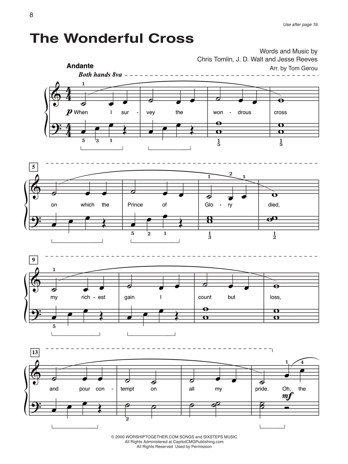Alfred's Basic Piano Library - Praise Hits Level 2 Book