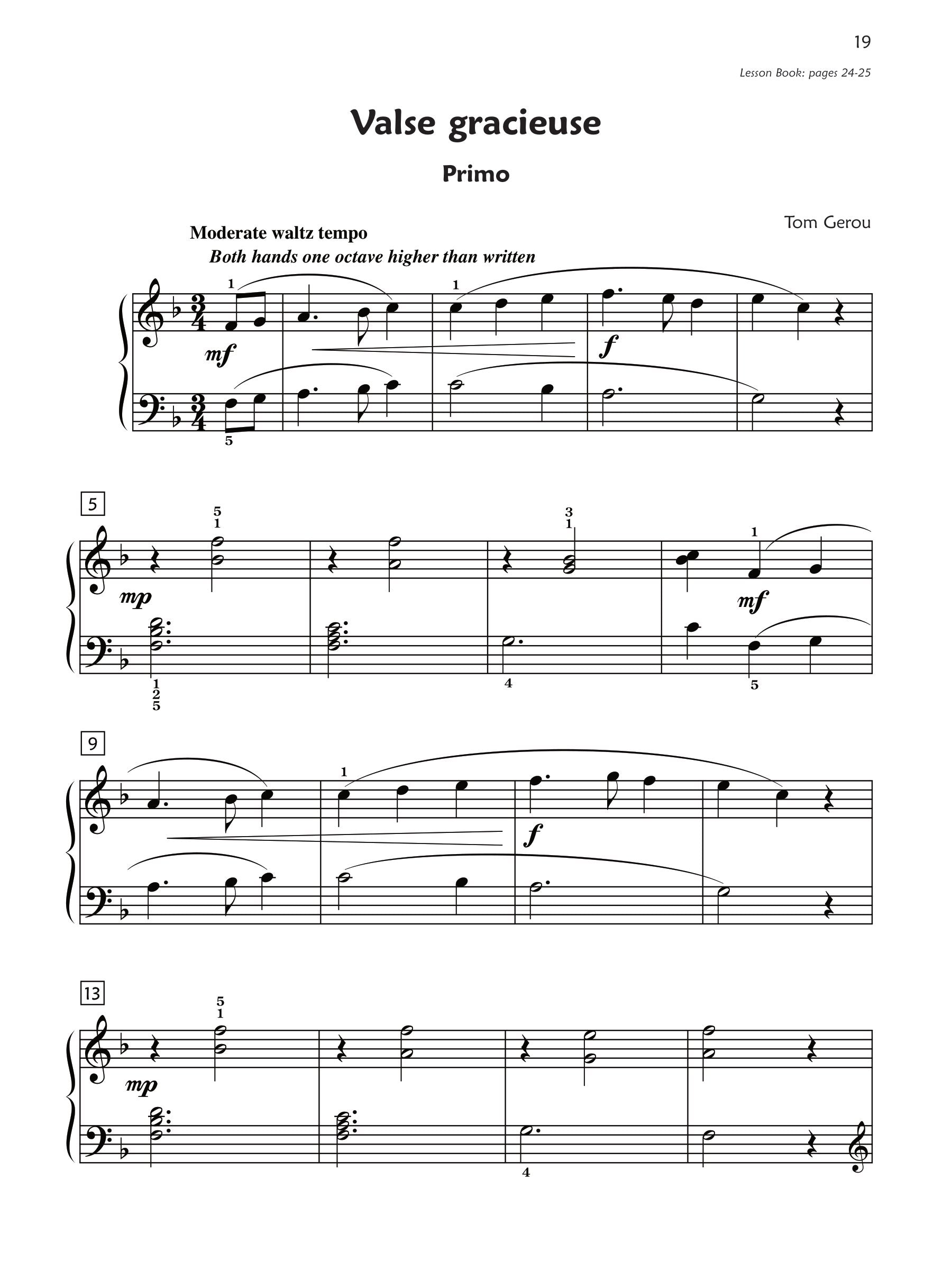 Alfred's Premier Piano Course - Duet Book 3