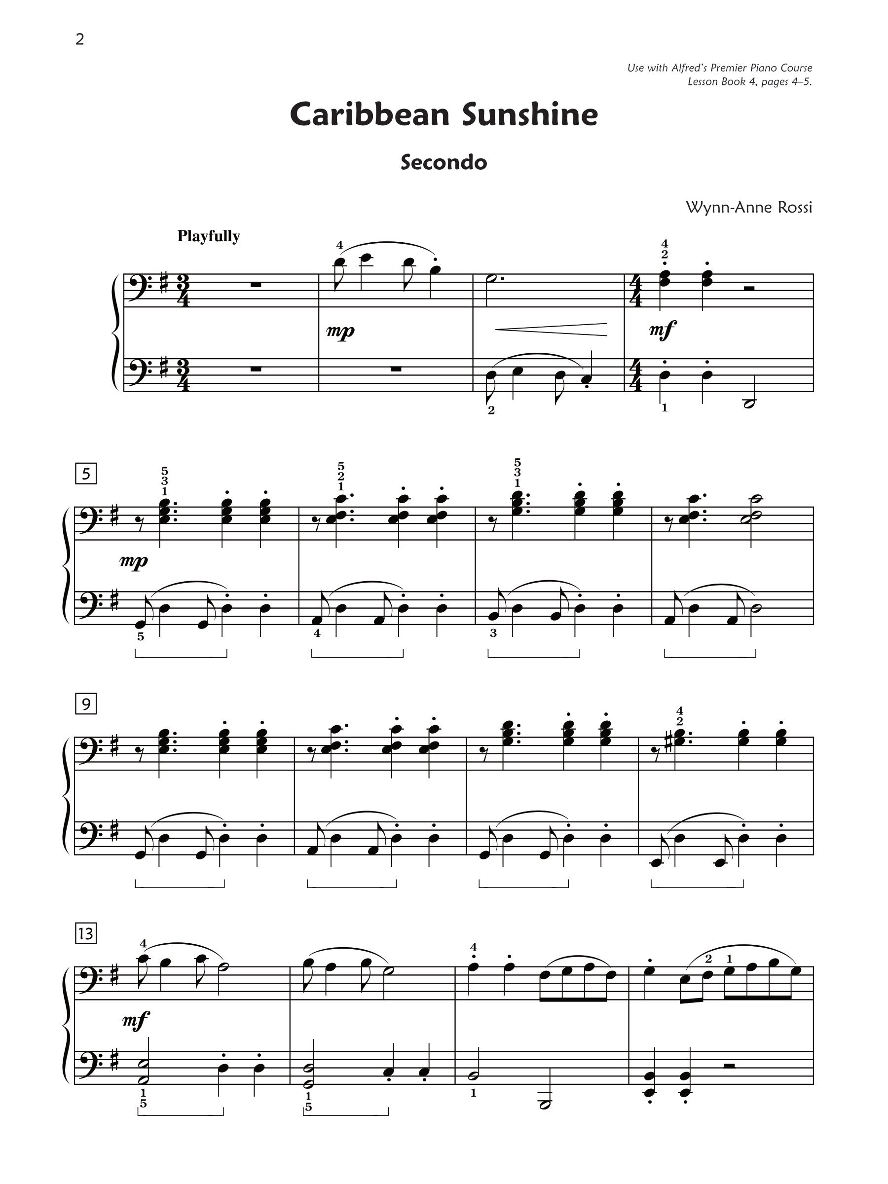 Alfred's Premier Piano Course - Duet Book 4