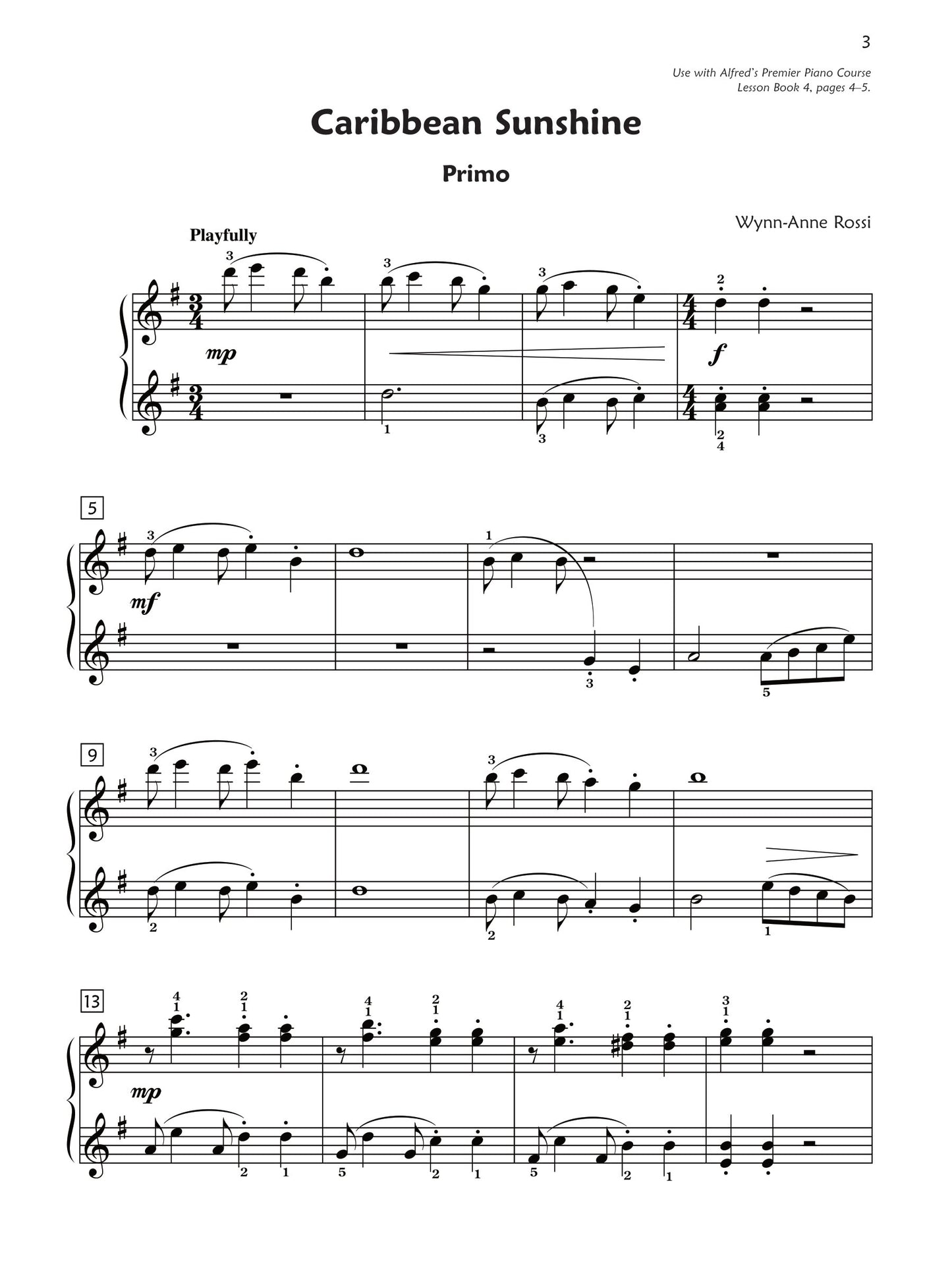 Alfred's Premier Piano Course - Duet Book 4