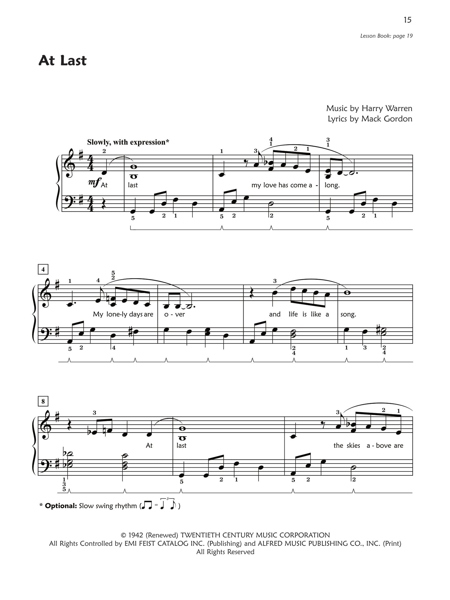 Alfred's Premier Piano Course - Pop And Movie Hits Book 6