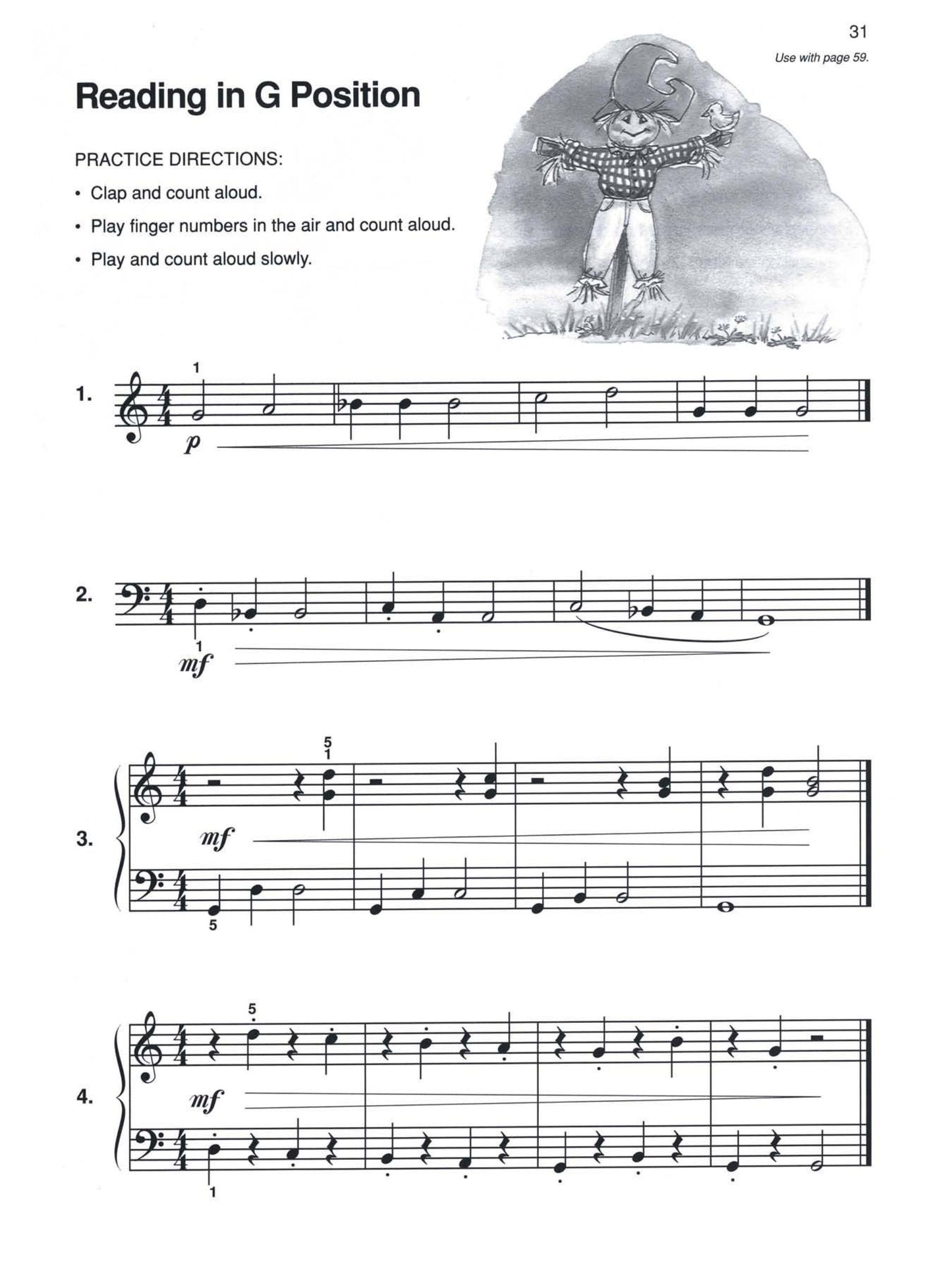 Alfred's Basic Piano Library - Sight Reading Level 1A Book