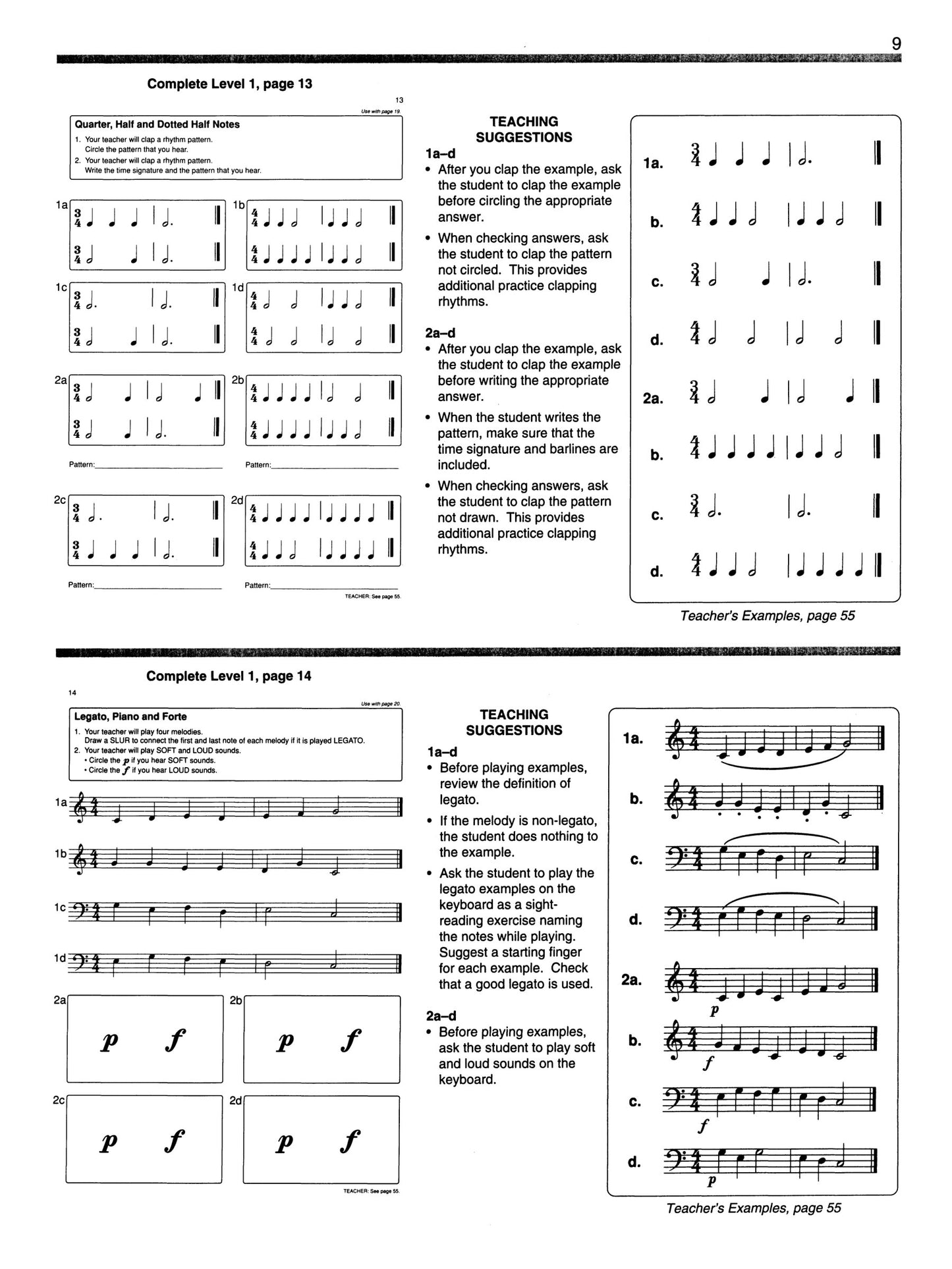 Alfred's Basic Piano Library - Ear Training Teacher's Handbook & Answer Key Level 1-3