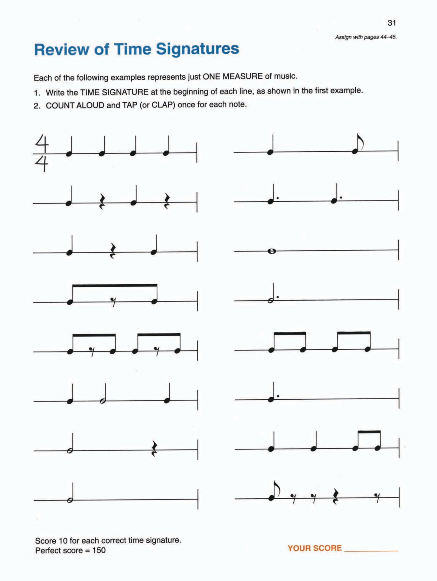 Alfred's Basic Piano Library - Theory Book Level 3