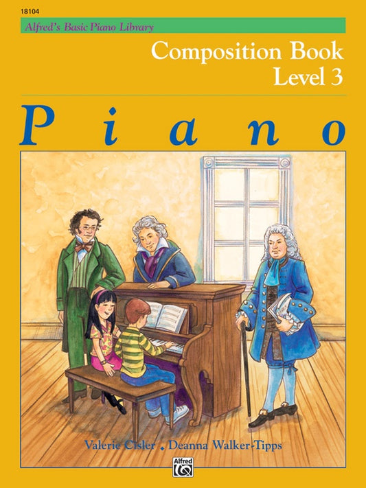 Alfred's Basic Piano Library - Composition Level 3 Book