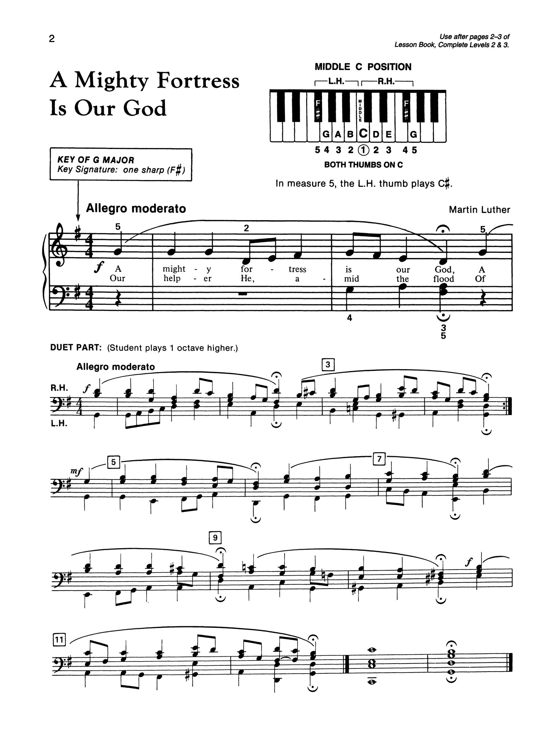 Alfred's Basic Piano Library - Hymn Book Complete Level 2 & 3