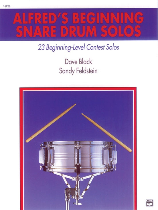 Alfred's Beginning Snare Drum Solos Book