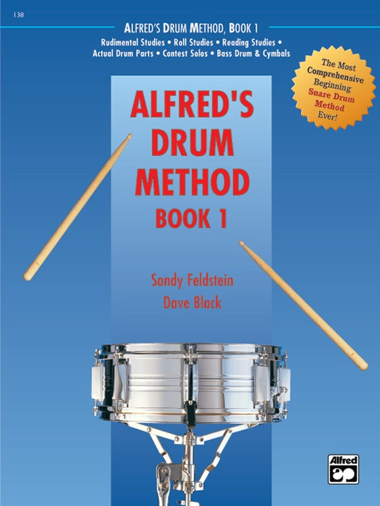 Alfred's Drum Method Pack Book/Pad/Sticks