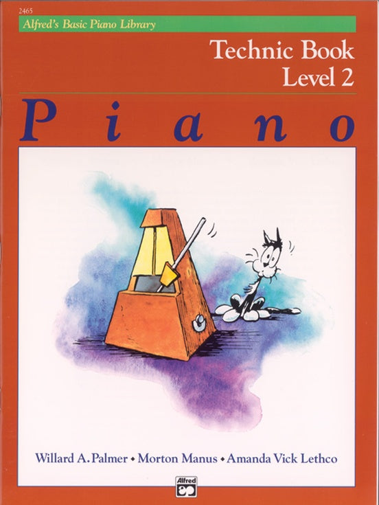 Alfred's Basic Piano Library - Technic Book Level 2