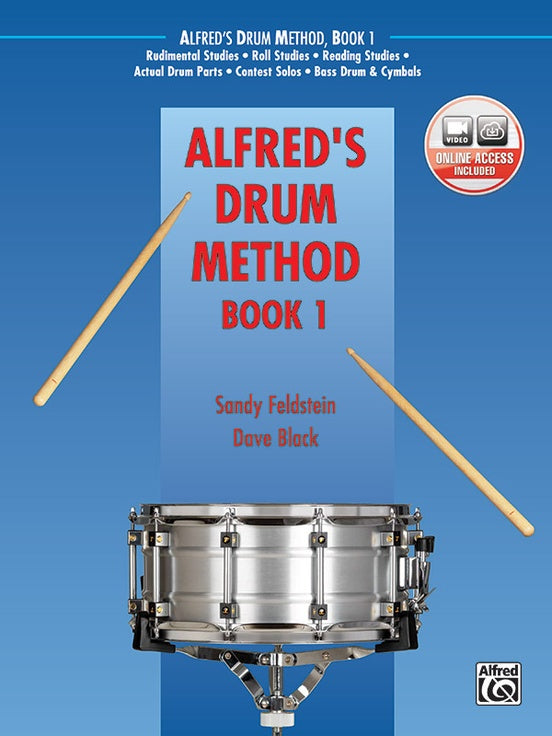 Alfred's Drum Method - Snare Drum Book 1 (Book/Olm)