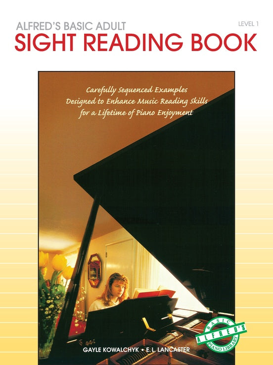Alfred's Basic Adult Piano Course - Sight Reading Book 1
