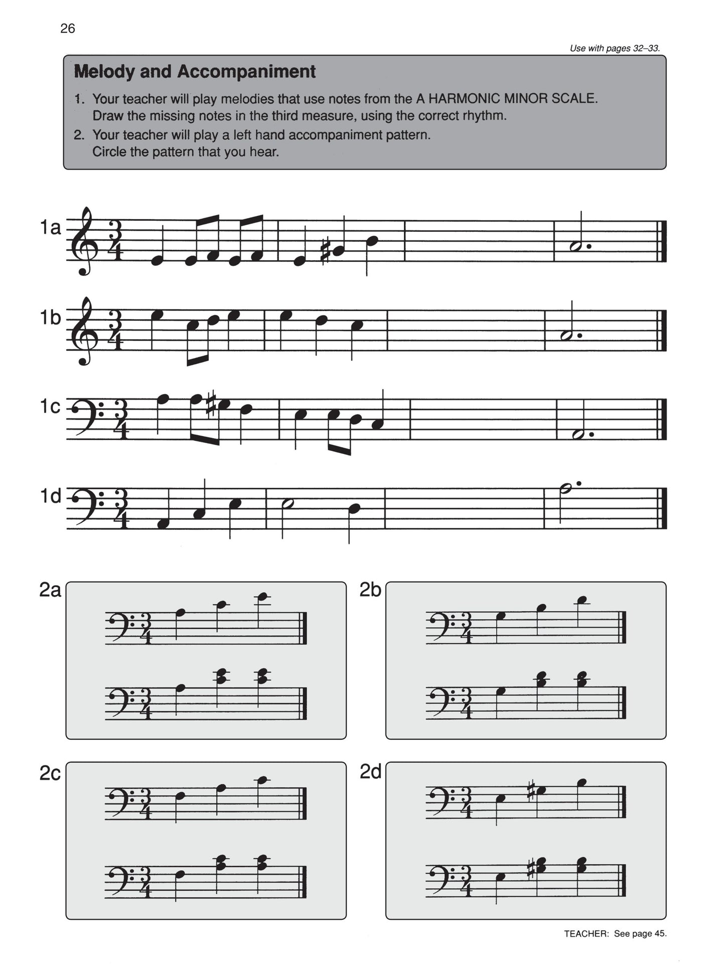 Alfred's Basic Piano Library - Ear Training Book Level 3