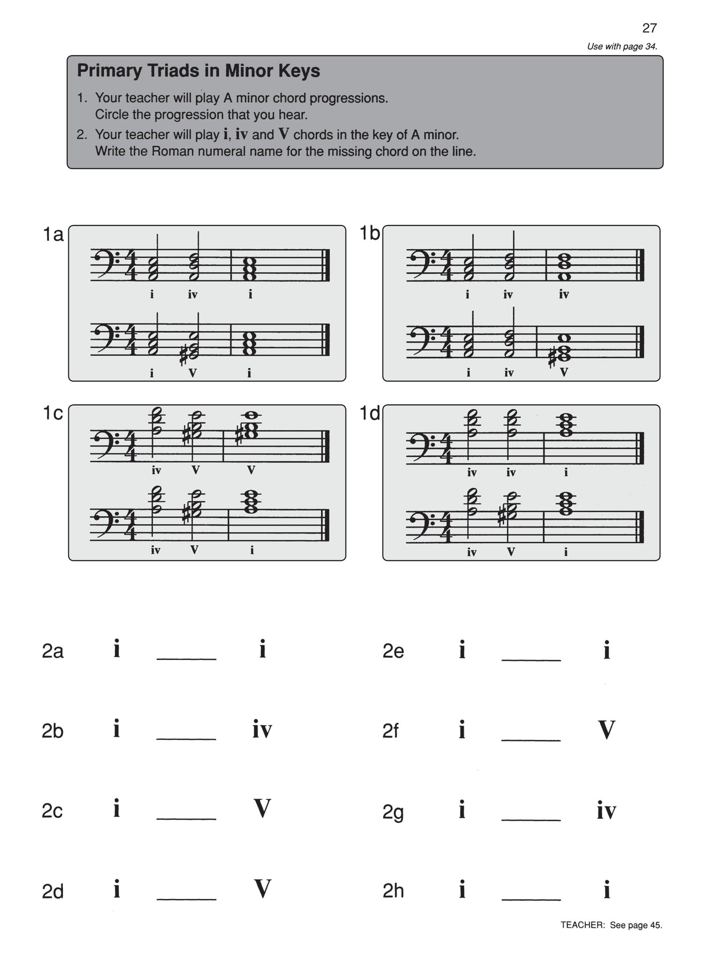 Alfred's Basic Piano Library - Ear Training Book Level 3