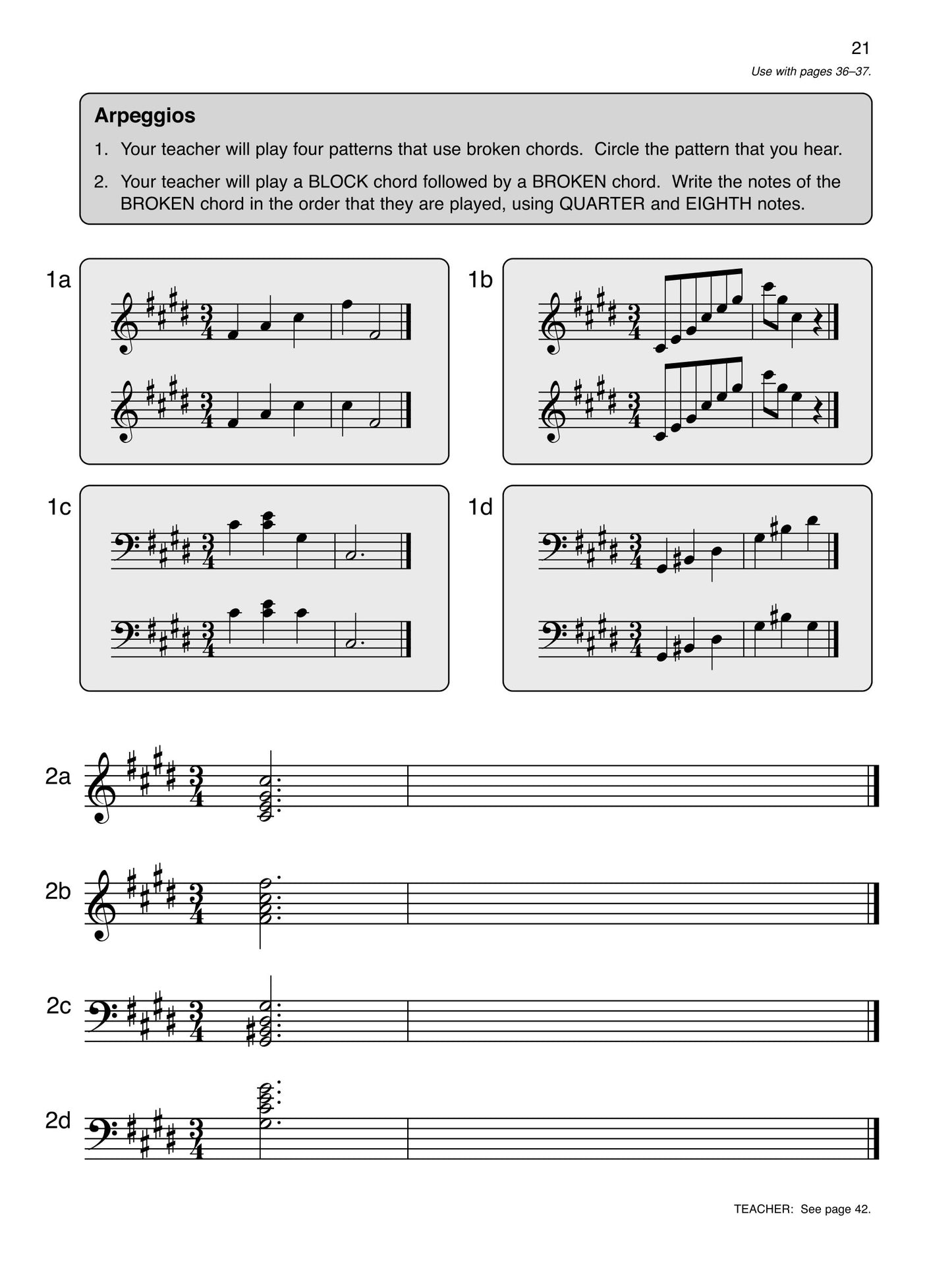 Alfred's Basic Piano Library - Ear Training Book Level 6