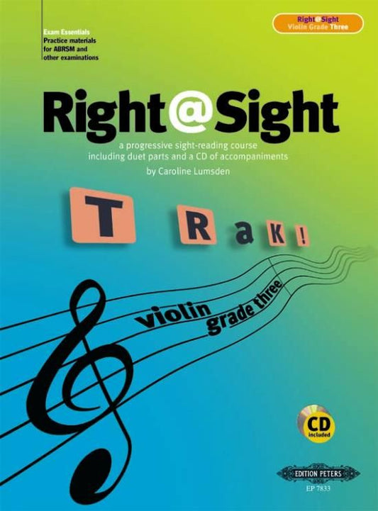 Right @ Sight Violin Grade 3 Book