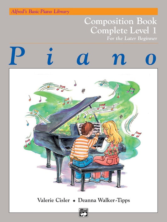Alfred's Basic Piano Library - Composition Book Complete Level 1 (1A/1B)