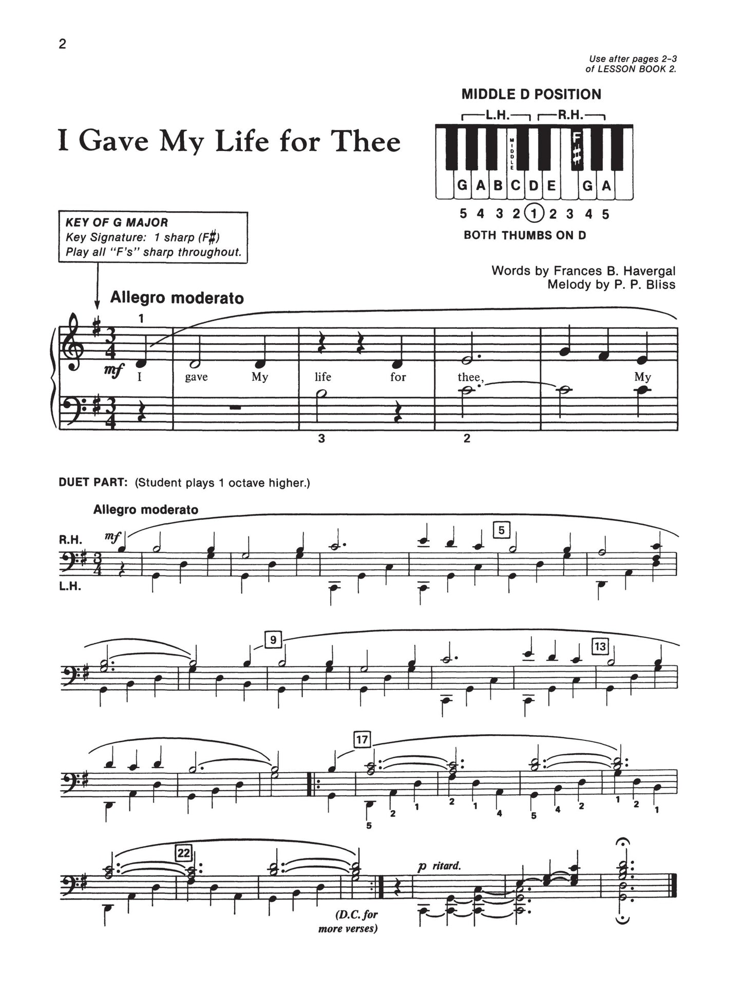 Alfred's Basic Piano Library - Hymn Book Level 2