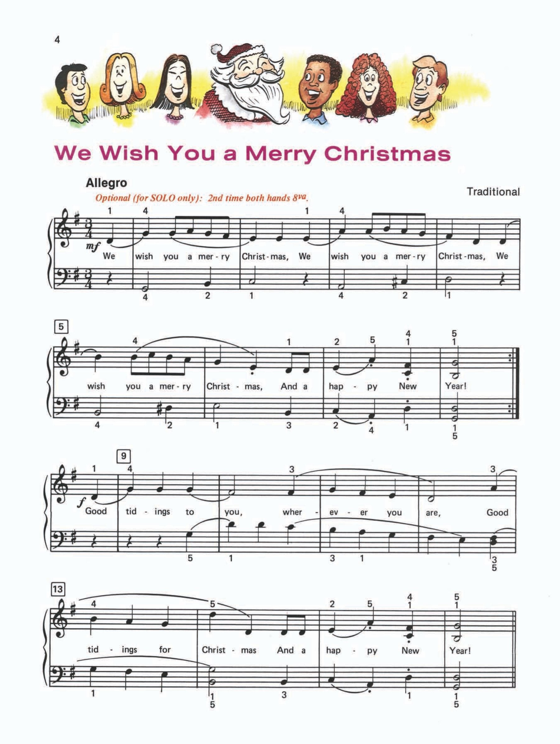 Alfred's Basic Piano Library - Merry Christmas Book Level 3