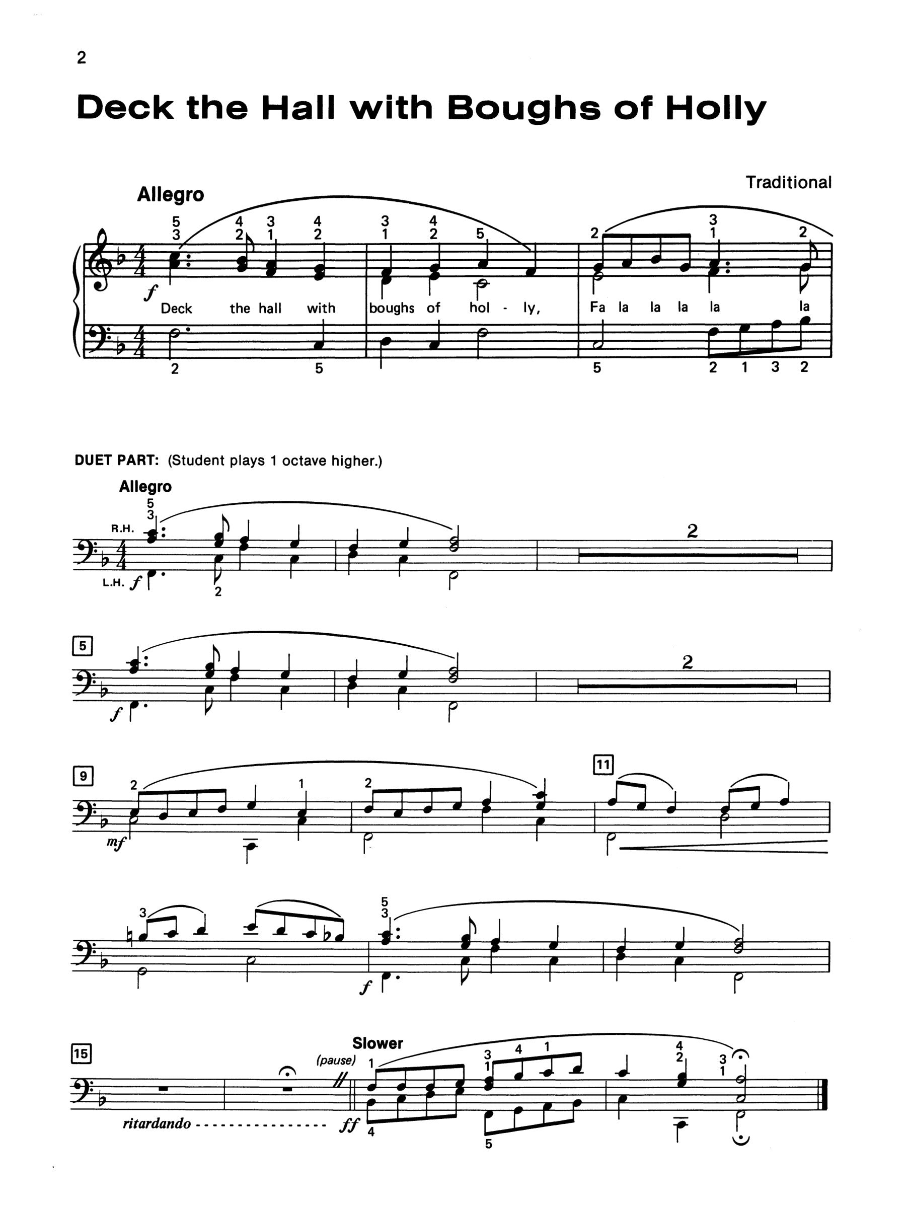 Alfred's Basic Piano Library - Merry Christmas Book Level 4