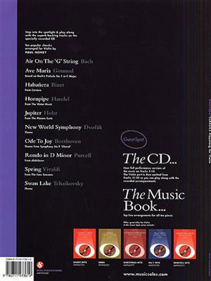 Guest Spot - Classics Violin Play Along Book/Cd