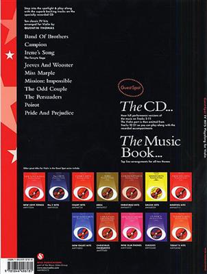 Guest Spot - TV Hits Violin Play Along Book/Cd