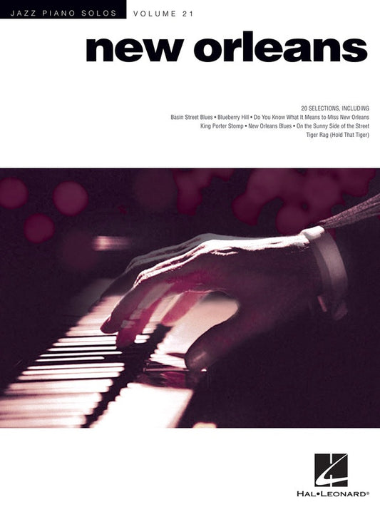 New Orleans Jazz Piano Solos Series Volume 21 Book