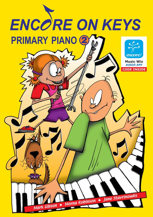 Encore On Keys Primary Flash Cards - Level 2