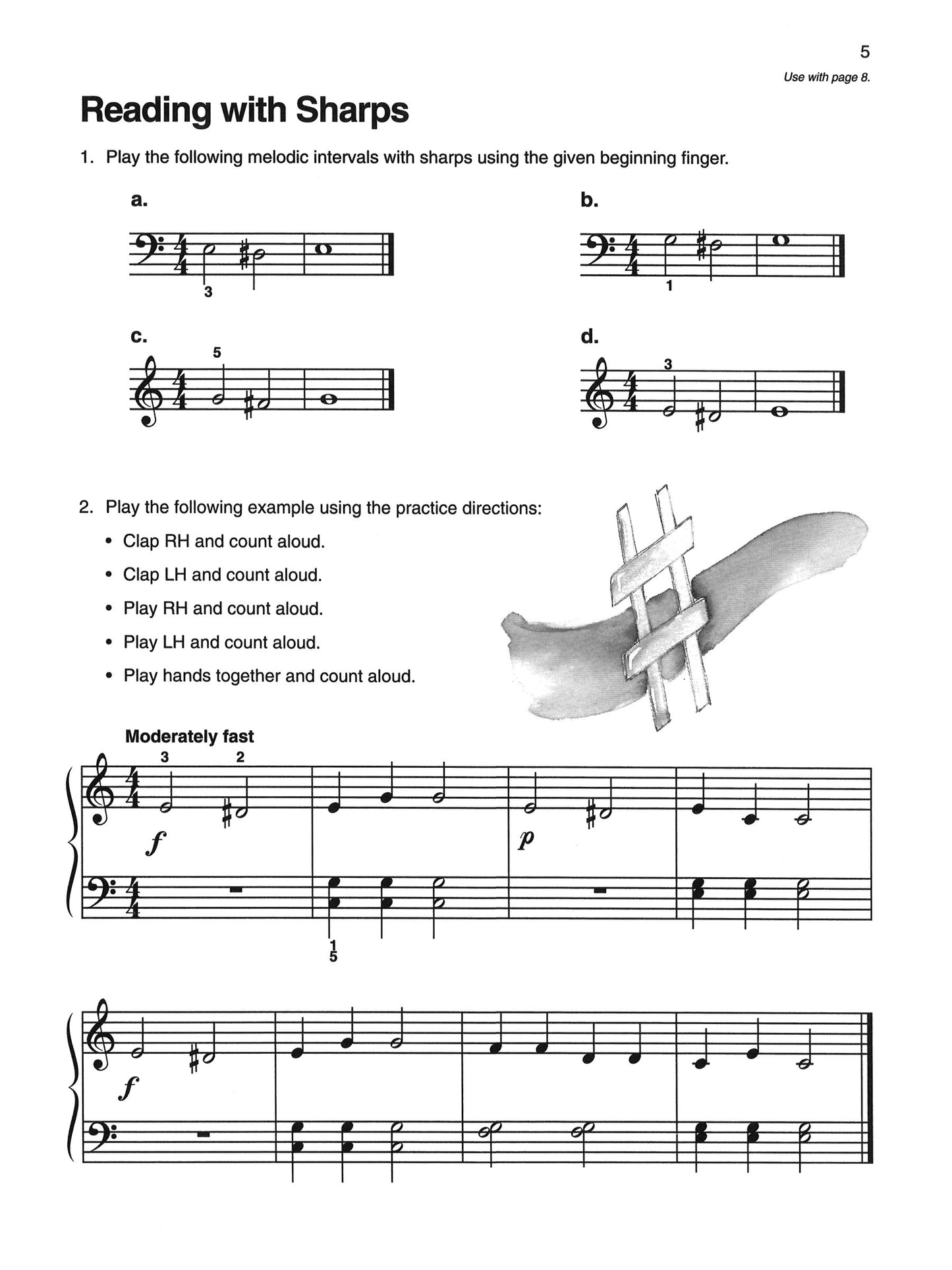 Alfred's Basic Piano Library - Sight Reading Level 1B Book