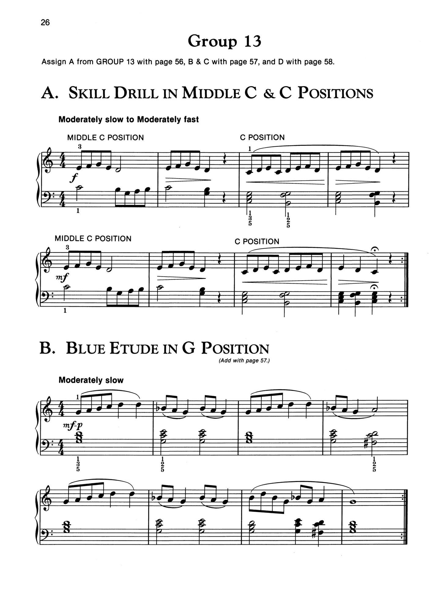 Alfred's Basic Piano Library - Chord Approach Technic Book Level 1