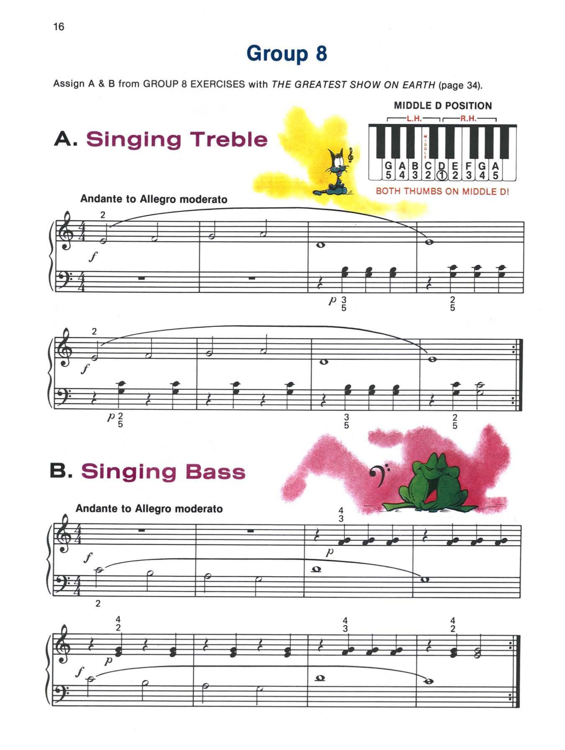 Alfred's Basic Piano Library - Technic Book Level 1B