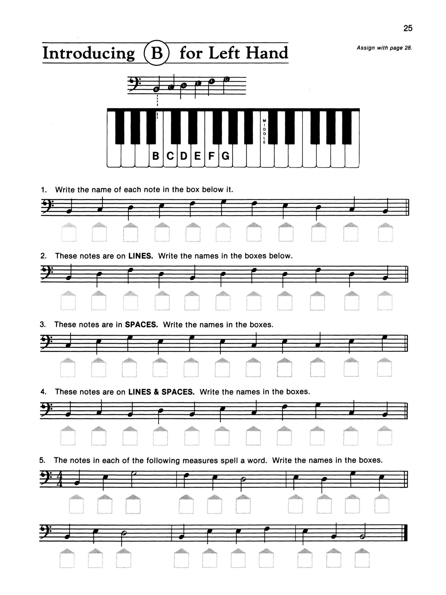 Alfred's Basic Piano Library - Chord Approach Theory Book Level 1